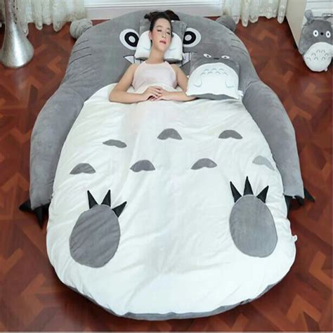 172 M Totoro Plush Double Beds Kawaii Giant Stuffed Animal Bed