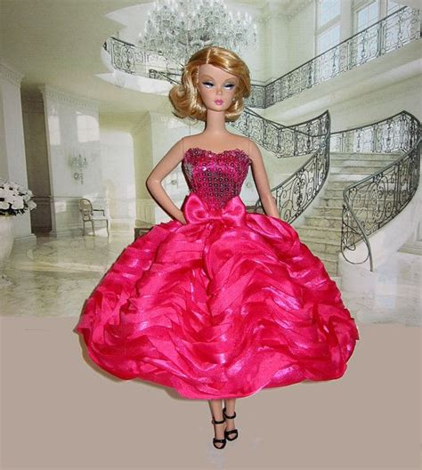 Preferably Pink Silkstone Barbie Helens Doll Saga Barbie Pink Dress