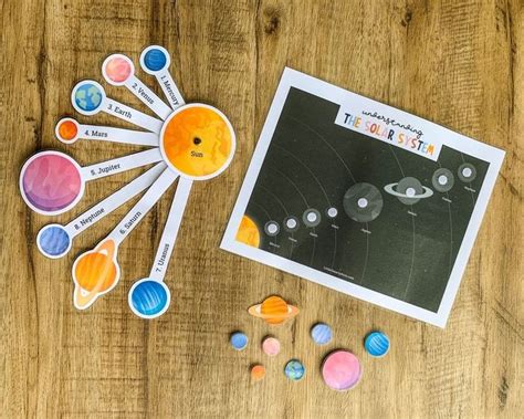 Planets Printable Solar System Printable Match The Planets Planets