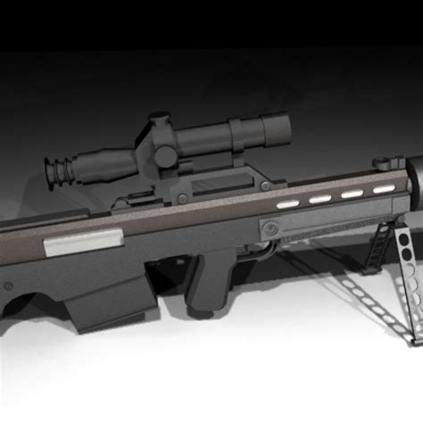 Vssk Vychlop Rifle Sniper 3d Model