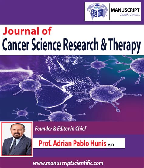 Journals of Cancer Science Research | Cancer Science Journals