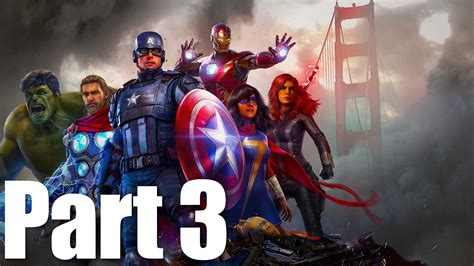 Marvels Avengers Gameplay Part 3 Xbox Series X 4k 60fps Youtube