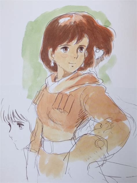Production Sketches And Concept Work For Nausica Of The Valley Of The Wind Hayao Miyazaki
