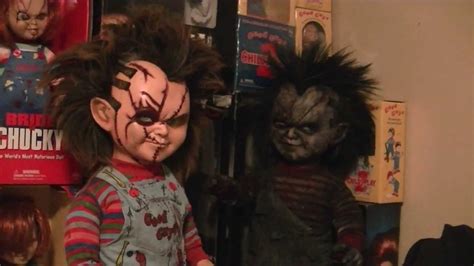 Chucky Doll Collection And Tng Chucky Dolls Youtube