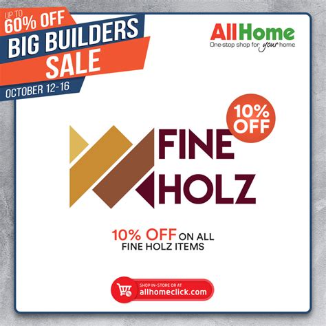 Allhome 60 Off Big Builders Sale Manila On Sale