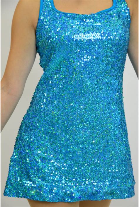 Turquoise Sequin Dress The Costume Closet