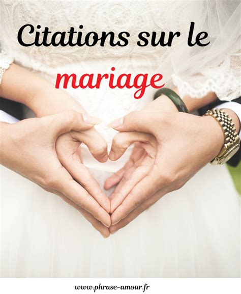 Citations Sur Le Mariage Et L Amour - Citations et phrases sur le mariage | Mariage citation, Phrase mariage