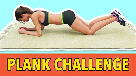 3 day plank challenge youtube