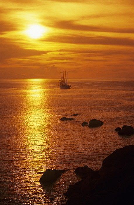 Similan Islands Sunset By Dave Fleetham Printscapes Sunset