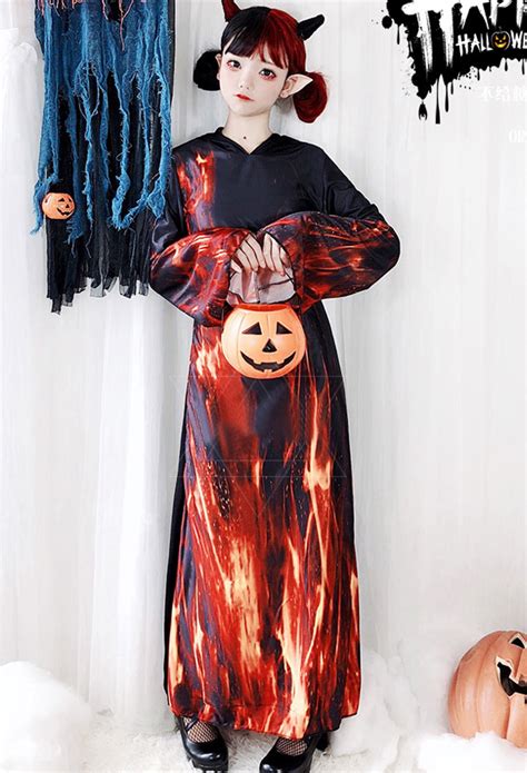 Halloween Und Karneval Frauen Langes Cosplay Kleid Hexe Und Sensemann
