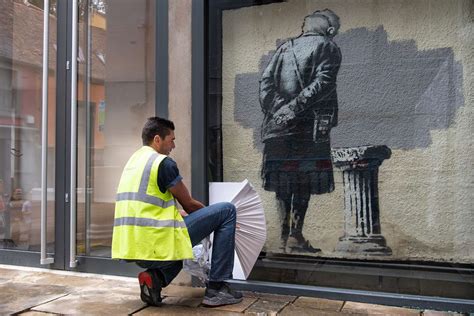 Banksys Art Buff Returns To Folkestone