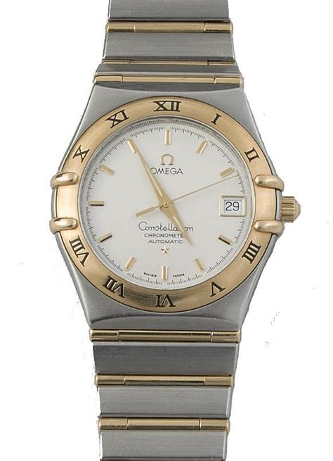Lot A Mens Omega Constellation Two Tone Chronometer