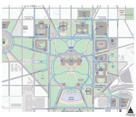 Us Capitol Map Architect Of The Capitol United States Capitol