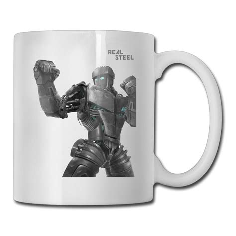 Real Steel Coffee Mug Decorative Car Tazas Ceramic Tumbler Caneca Tea