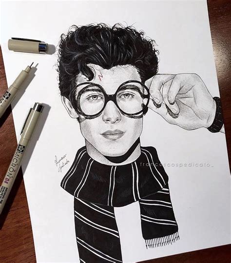 Shawn Mendes By Francescosp Shawn Mendes Funny Shawn Pencil Art
