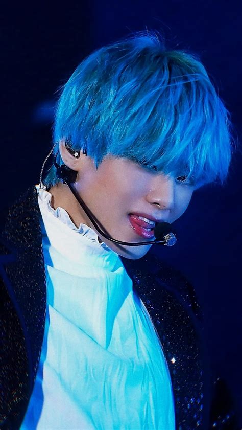 7 of bts v's most outrageous hair colors these pictures of this page are about:bts kim taehyung blue hair. 𝒂𝒍𝒍 𝒉𝒂𝒊𝒍 𝒕𝒉𝒆 𝒌𝒊𝒏𝒈𝒔 — BTS - V Blue Hair Lockscreens