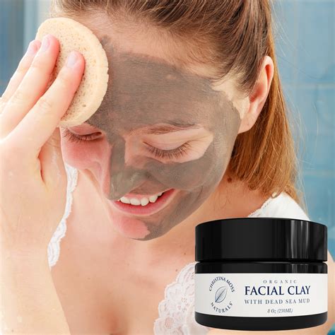 Dead Sea Facial Clay Mud Mask Organic Aloe Vera And Pure Clean