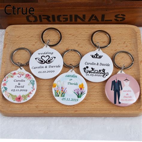 For all the teetotalers it will make. 50pcs Personalized Keychain With Mirror Printing Designs ...