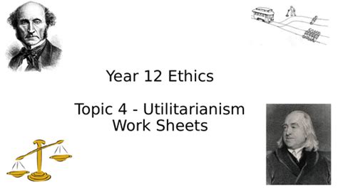 New Ocr As Ethics Utilitarianism 2016 Onwards Teaching Resources
