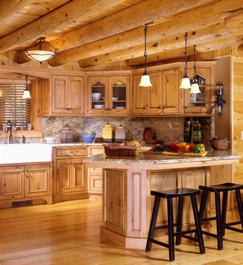 Log Cabin Kitchens How To Create A Cozy And Rustic Feel Kitchen Ideas