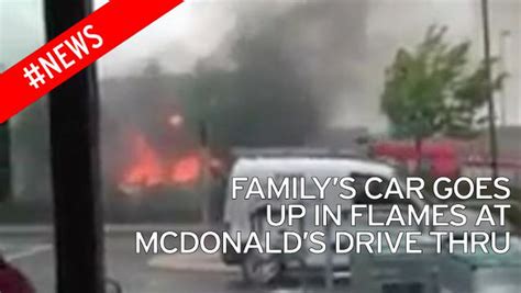 Shocking Aftermath Of Mcdonalds Drive Thru Car Fire After Mum And Four