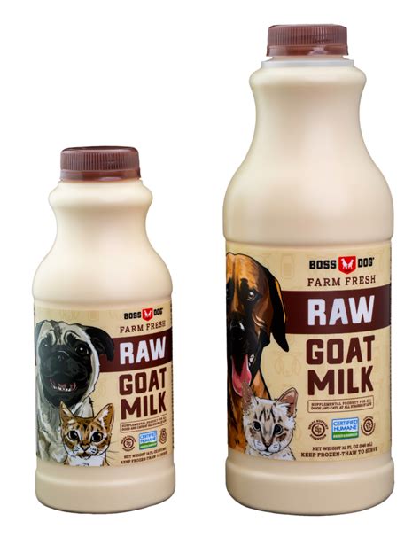 Is it ok to give them wet food in the morning then. Boss Dog Primal Frozen Raw Goat Milk - Molly's Healthy Pet ...