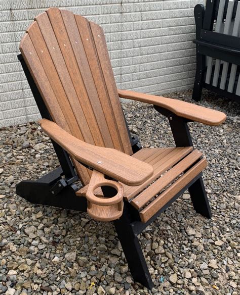 Poly Full Size Folding Adirondack Chair Amish Traditions Wv
