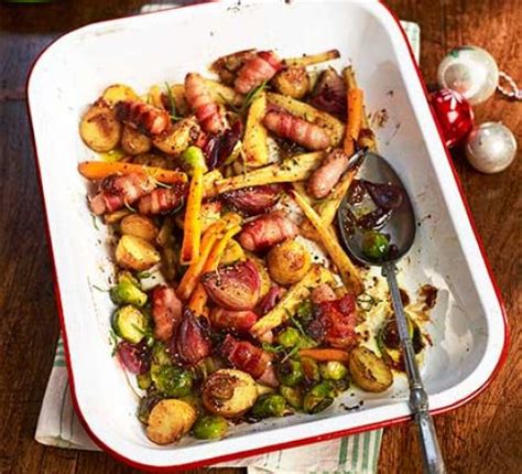 Your vegetables christmas stock images are ready. Perfect Christmas Trimmings Traybake - Ian Barker Butchers