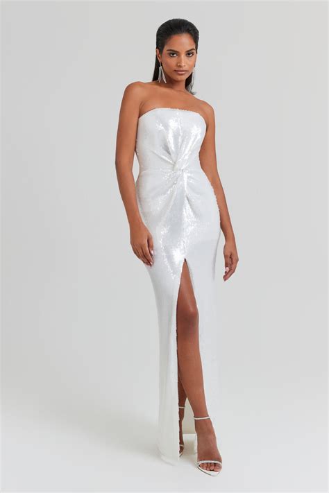 Olivia White Dress Dresses Nadine Merabi