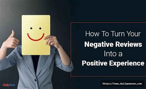 How To Turn Negative Reviews Into Positive Ones News