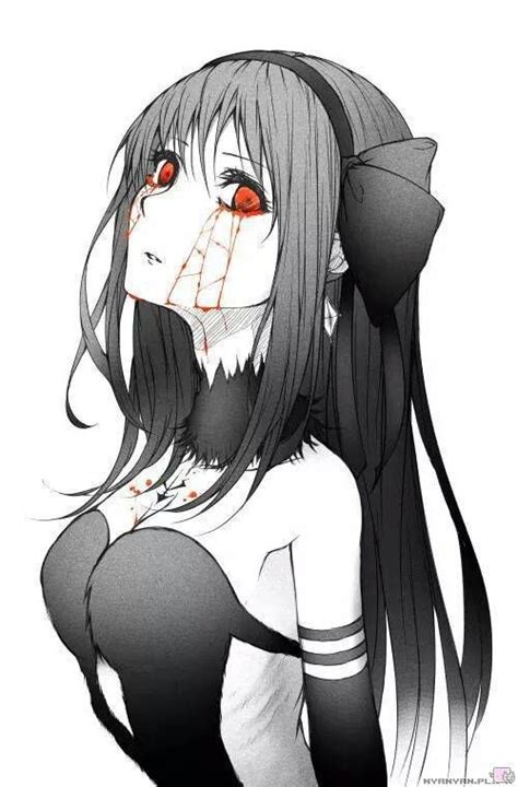 Anime Girl Bloody Anime Pictures Pinterest Girls