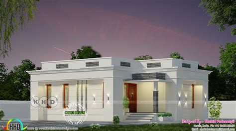 Single Floor House Flat Roof Kerala Home Design And Floor Plans Vrogue