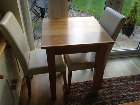 A traditional dining table set inspired by the farmhouse antique furniture look. Small wooden dining table & 2 chairs | in Norwich, Norfolk ...