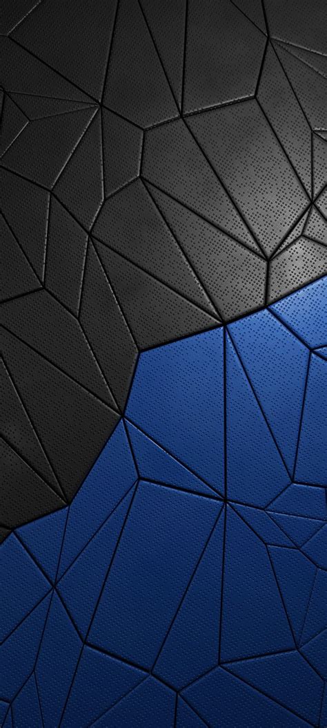 Black And Blue Abstract Phone Wallpaper