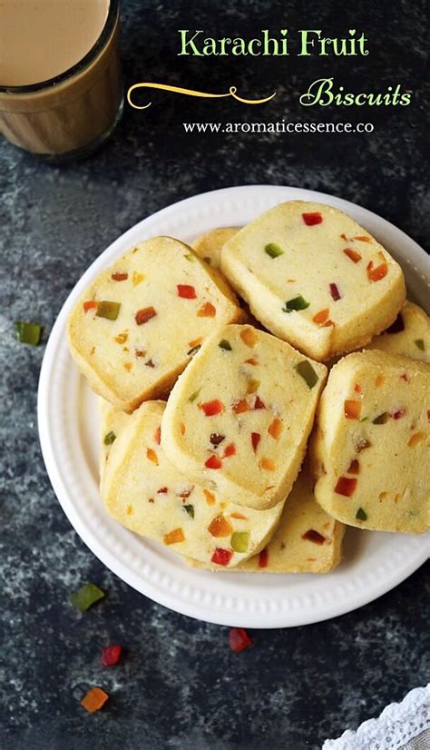 Karachi biscuits are also called eggless tutti frutti cookies. Karachi Biscuits | Fruit Biscuits (Hyderabad Karachi ...