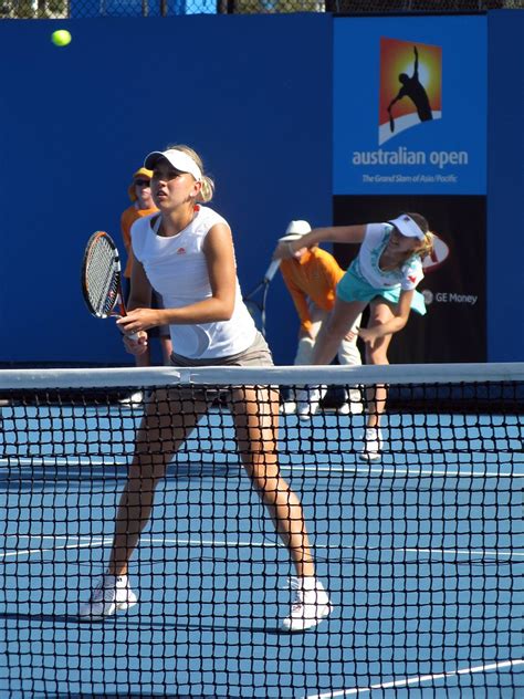 Australian Open 2009 Day 3 Agnes Szavay And Elena Vesnina Flickr