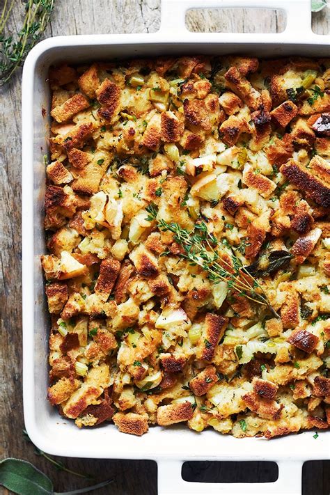 Thanksgiving Stuffing Recipe With Apple And Sage How To Make