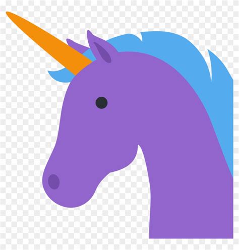 Open Vector Unicorn Emoji Free Transparent Png Clipart Images Download