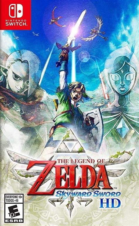 The Legend Of Zelda Skyward Sword Hd Box Shot For Nintendo Switch