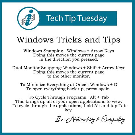 Tuesday Tech Tip Tech Tuesday Tech Tips