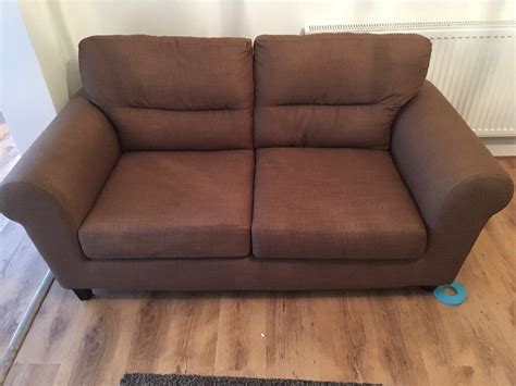 2 Dfs Two Seater Brown Sofas In West Wickham London Gumtree