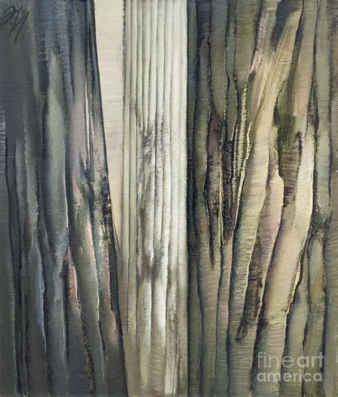 Tree Bark Texture Painting By John Maletski