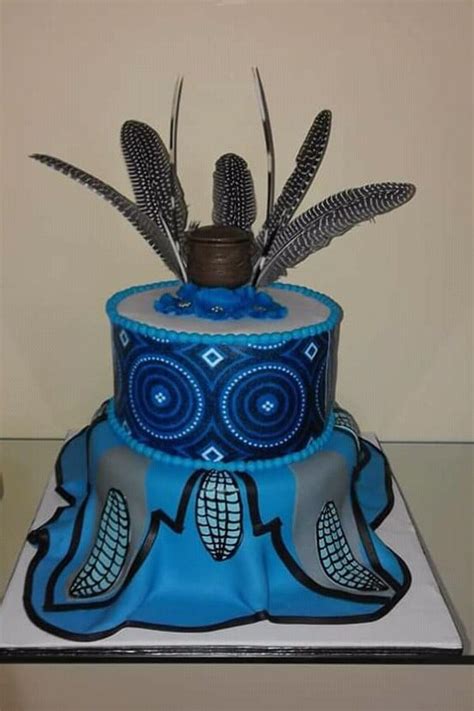 Tswana Inspired Cake Made By Puleng Shiburi African W