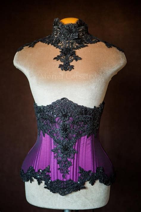 Gothic Couture Underbust Embroider Corset Gothic Wedding Etsy Goth Corset Gothic Corset