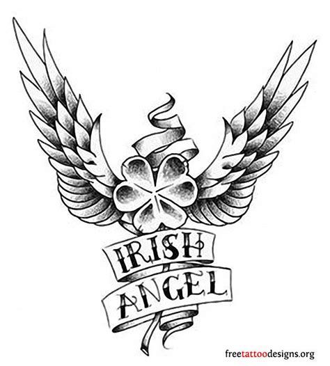 77 Irish Tattoos Shamrock Clover Cross Claddagh Tattoo Designs