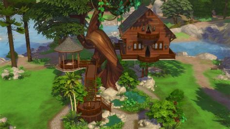 Mod The Sims Tree House No Cc By Oonurseoo • Sims 4 Downloads