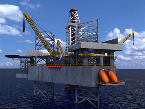 Oil Rig And Tanker 3d Model By Wirecase3d Ubicaciondepersonascdmxgobmx