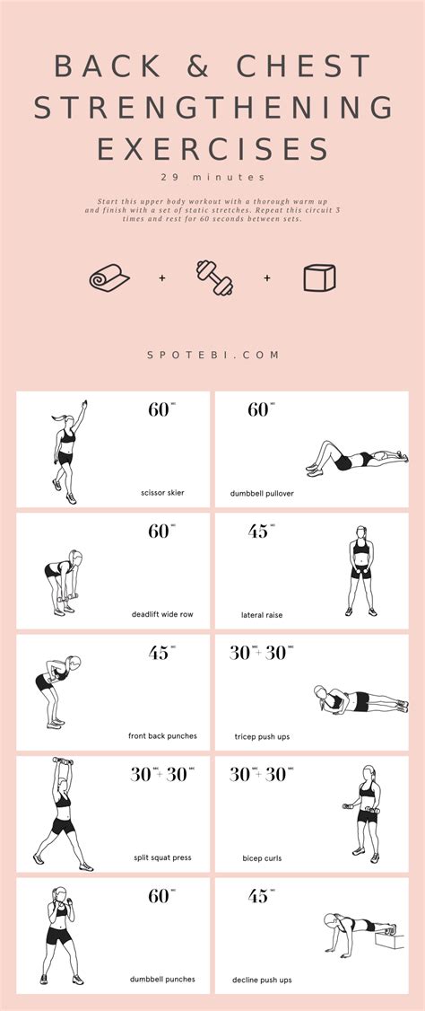 Chest And Back Strengthening Exercises Lean Strong And Toned Upper Body