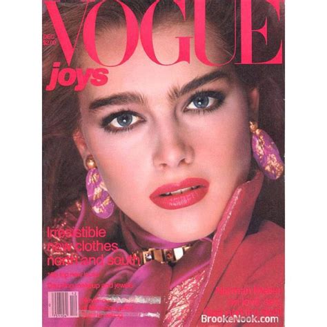 Brooke Shields Vogue 1980 Richard Avedon Vogue Covers Fashion