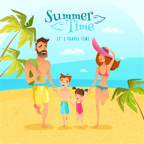 Family Season Summer Illustration 480659 - Download Free Vectors ...